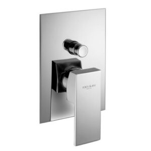 34134CR Monocomando doccia incasso con deviatore piastra slim PORTA E BINI - immagine 1