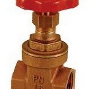 210010 Saracinesca in bronzo tipo normale F x F 3/8" RASTELLI - immagine 1