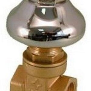 240025 Saracinesca in ottone per incasso a parete F x F 1" RASTELLI