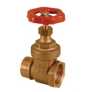 255025 Saracinesca in ottone tipo normale M x F 1" RASTELLI