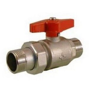 621025 Valvola a sfera a passaggio totale M x M 1" RASTELLI - immagine 1