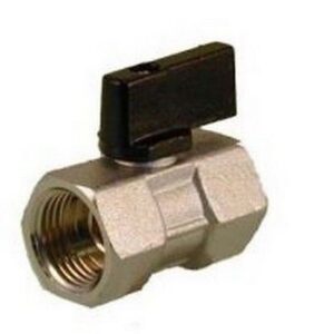 008008 Valvola a sfera tipo mini F x F 1/4" RASTELLI