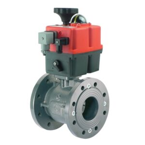 407715428 Valvola flangiata ghisa c/attuatore elettrico a 1/4 di giro DN 40 IVR - immagine 1