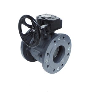 408230070 Valvola flangiata in ghisa per gas DN 80 c/riduttore manuale IVR - immagine 1