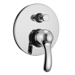 42131CR Monocomando doccia incasso con deviatore leva ottone PORTA E BINI - immagine 1