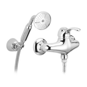 42140CR Monocomando doccia esterno con kit doccia leva ottone PORTA E BINI - immagine 1