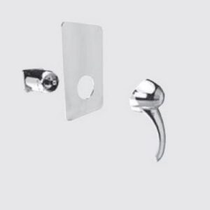 42166CR Parti esterne monocomando doccia incasso leva ottone PORTA E BINI - immagine 1