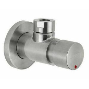 0842015 Rubinetto temporizzato lavabo serie INOX con comando a pulsante IDRAL