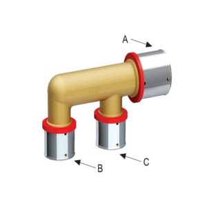 49324001 RACCORDO SDOPPIATORE D. 32X2,9-32X2,9-40X3,7 PER SONDE GEOTERMICHE FAR - immagine 1