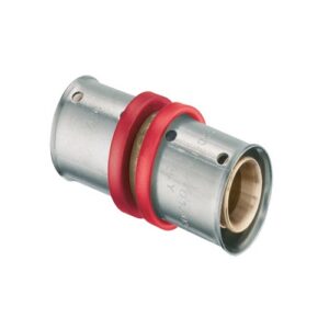 49826301 PRESSFAR SERIE SDR11 - NIPLEX DOPPIO Ø 63X5,8 - GHIERA ROSSA FAR - immagine 1