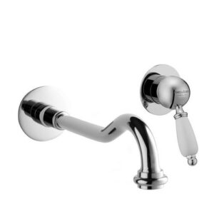 50428CR Monocomando lavabo a muro connessione ponte L 200 mm PORTA E BINI - immagine 1