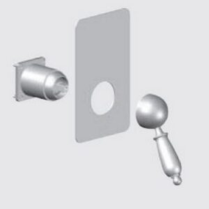 50466CR Parti esterne monocomando doccia incasso leva bianca PORTA E BINI