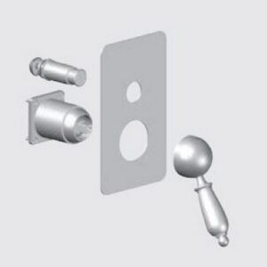 50467CR Parti esterne monocomando doccia incasso con deviatore PORTA E BINI - immagine 1