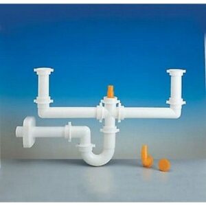 4233.193 Sifone 4233 P/5 1½" Tubo Pp Ø40 Bianco Lira - immagine 1