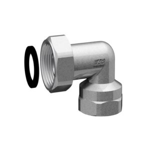 5304 3434 GOMITO CROMATO 3/4' F CON CALOTTA MOBILE 3/4' FAR - immagine 1