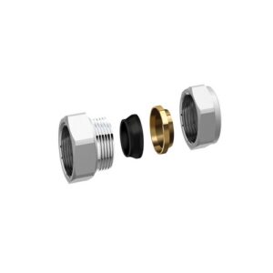 5807 34G18 RACCORDO ADATTATORE CROMATO 3/4' FEMMINA X 18 EUROKONUS FAR - immagine 1