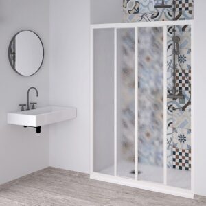 601820 Acrilbox Doccia X Nicchia Scorr 150 Cm Ferrari