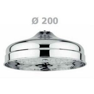 2000 Soffione tutto in ottone Ø 200 mm. Attacco 1/2" SASSI - immagine 1