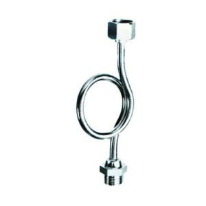 080005 Serpentina Porta Manometro In Acciaio Inox Ferrari - immagine 1