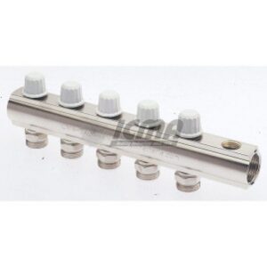 871011PS06 Collettore di mandata con detentori  1011/1012   1"   9 ICMA