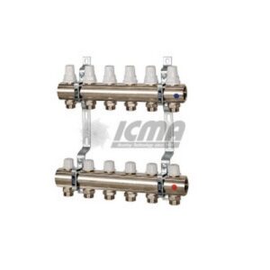 87K006PQ06 Kit di collettori con regolazione ed intercettazione   1"   5 ICMA