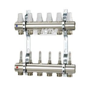 87K013PJ06 Kit di collettori con regolazione ed intercettazione 1" 4 ICMA