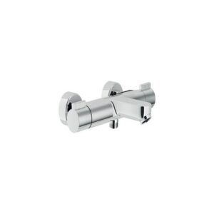 AB87010/1CR RUBINETTO MISCELATORE TERMOSTATICO GRUPPO VASCA ESTERNO 2 VIE S/DUPLEX COOLBODY CROMO NOBILI
