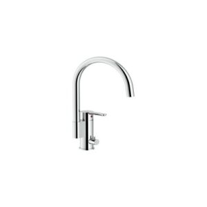 AB87133/10CR RUBINETTO MISCELATORE LAVELLO CANNA GIREVOLE ATTACCO LAVASTOVIGLIE/LAVATRICE CROMO NOBILI