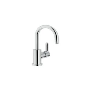 AB87338/2CR RUBINETTO MONOCOMANDO LAVABO CON SCARICO AUTOMATICO CANNA GIREVOLE CROMO NOBILI