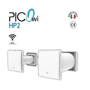 ACD100006 ASPIRATORE-ESTRATTORE STATICO CON RECUPERATORE DI CALORE A PARETE TECNOSYSTEMI