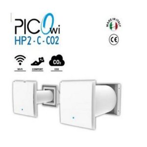 ACD100013 ASPIRATORE-ESTRATTORE STATICO CON RECUPERATORE DI CALORE A PARETE TECNOSYSTEMI