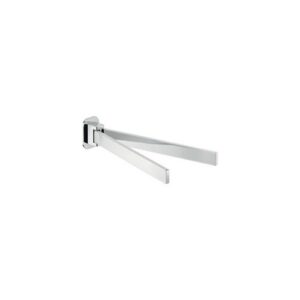 ACLP22/2XCR PORTA SALVIETTE A SBALZO DUE BRACCI LOOP CROMO NOBILI