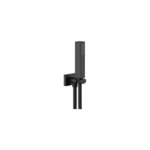 AD146/53BM DUPLEX CON PRESA ACQUA QUADRA E DOCCETTA CUBE NERO OPACO NOBILI - immagine 1