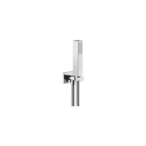 AD146/53IX DUPLEX CON PRESA ACQUA QUADRA E DOCCETTA INOX NOBILI - immagine 1
