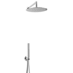 AD352835048451 Kit doccia: braccio soffione parete e set doccia c/presa acqua FRISONE