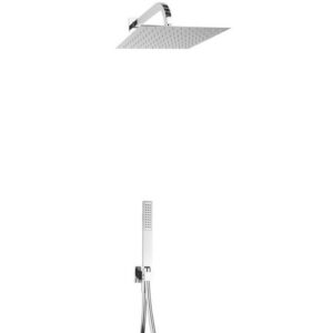 AD352933060751 Kit doccia: braccio soffione parete e set doccia c/presa acqua FRISONE