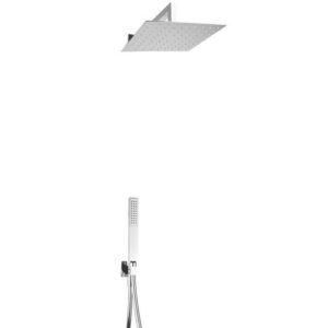 AD452233060751 Kit doccia: braccio soffione parete e set doccia c/presa acqua FRISONE