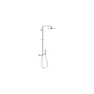 AQ93130/30CR RUBINETTO MISCELATORE DOCCIA ESTERNO CON RAMPA E SOFFIONE CONDUPLEX CROMO NOBILI - immagine 1