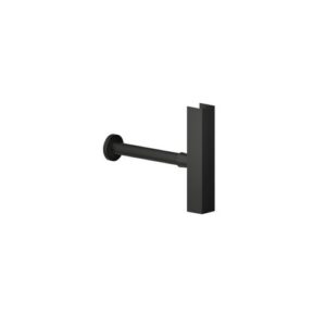 AV00102/3BM SIFONE 1"1/4 CON CARTER QUADRATO T3 NERO OPACO NOBILI - immagine 1