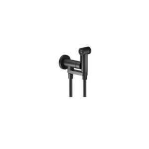 AV00600BM RUBINETTO IDROSCOPINO MONOCOMANDO NERO OPACO NOBILI - immagine 1