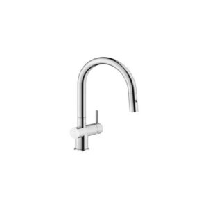 BR00237IX RUBINETTO MONOCOMANDO LAVELLODOCCIA ESTRAIBILE 2 GETTI PULL DOWN 2 GETTI INOX NOBILI