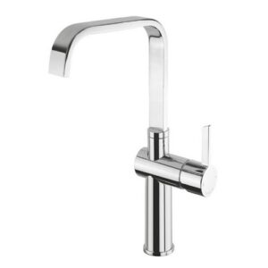 CAF2X3451 MONOFORO LAVABO XL c/prolunga SCARICO STOP OPEN GIREVOLE CROMATO CARYNA FRISONE - immagine 1