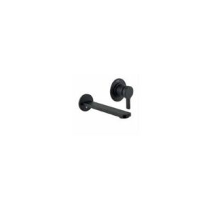 D831042560 MISCELATORE LAVABO INCASSO A MURO NERO OPACO, SENZA SCARICO WEBERT - immagine 1
