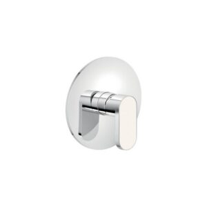 DS106108C01 RUBINETTO MONOCOMANDO DOCCIA INCASSO  BIANCO 9417-60 "MILKY WHIT NOBILI - immagine 1