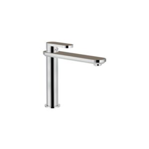 DS106158/2C07 RUBINETTO MONOCOMANDO LAVABO MEDIO CART.Ø28 SCARICO AUTOMATICO PUSH CROMO NOBILI - immagine 1