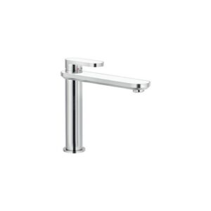 DS106158/2TBK RUBINETTO MONOCOMANDO LAVABO CART.Ø28 SCARICO AUTOMATICO PUSH  FENIX BIANCO  NOBILI - immagine 1