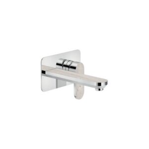 DS106198/1C09 RUBINETTO MONOCOMANDO LAVABO INCASSO A PARETE BOCCA 200MM LEGNO NOBILI - immagine 1
