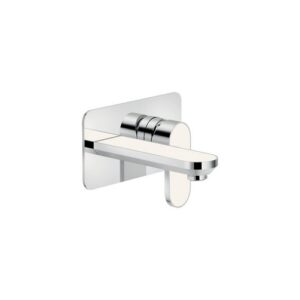 DS106198C01 RUBINETTO MONOCOMANDO LAVABO INCASSO A PARETE BOCCA 150MM  BIANC NOBILI - immagine 1