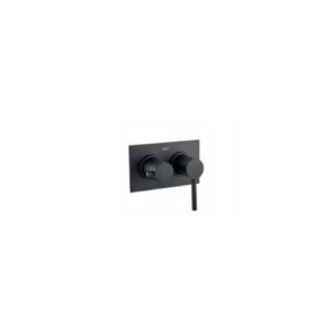 D860075560 MISCELATORE DOCCIA INCASSO DUE VIE NERO OPACO WEBERT - immagine 1