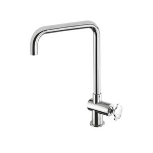 FRF0X4251 MONOFORO CUCINA XL CANNA "U" GIREVOLE CROMATO FIORELLO FRISONE - immagine 1